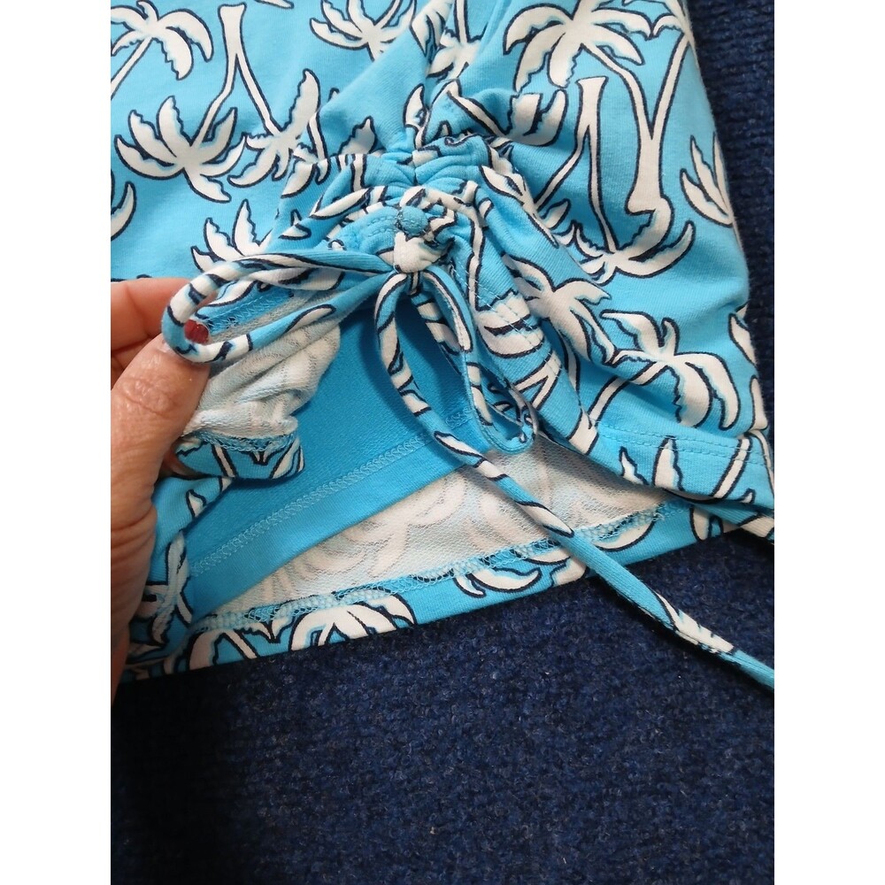 Croft and Barrow women's Turquoise/White Palm Tree Skorts Athletic Tennis NWT 2X - Picture 5 of 9